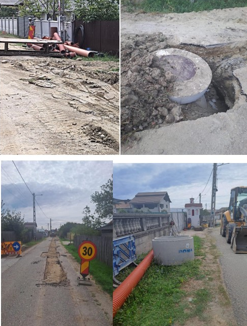 CL 10 – UAT Poiana Lacului, str. Teiușu – Lucrări la rețeaua de canalizare